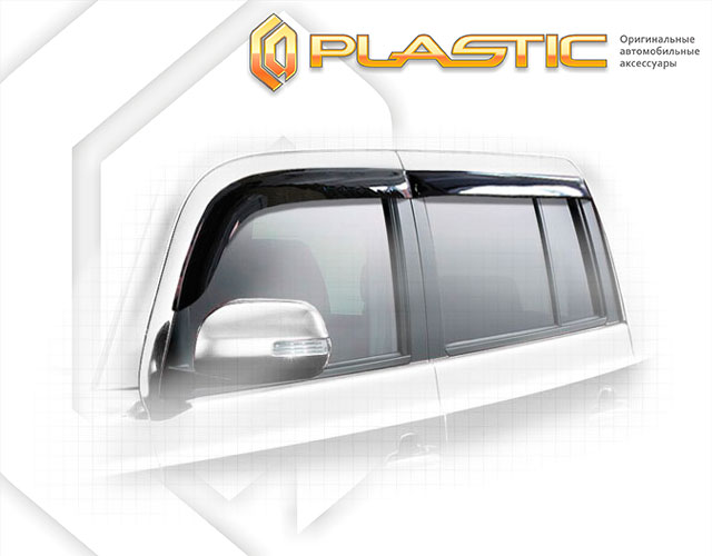Ветровики дверей Classic полупрозрачный Daihatsu Coo  2005–н.в. СА Пластик