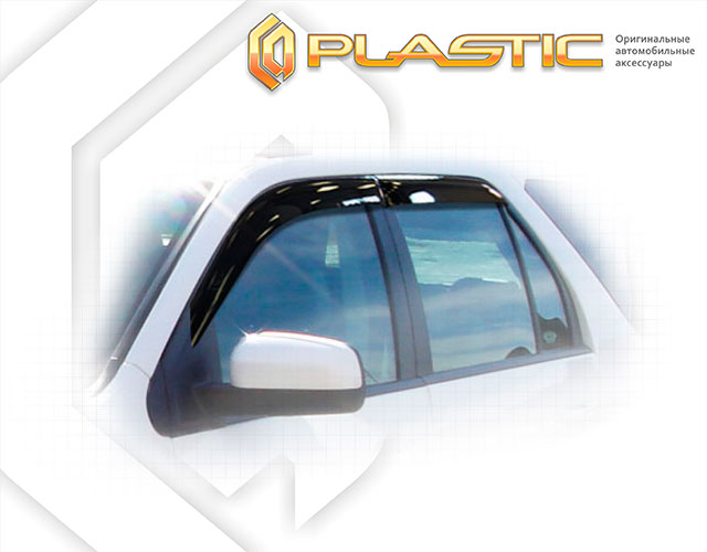 Ветровики дверей Classic полупрозрачный Ford Freestyle  2004-2007 СА Пластик