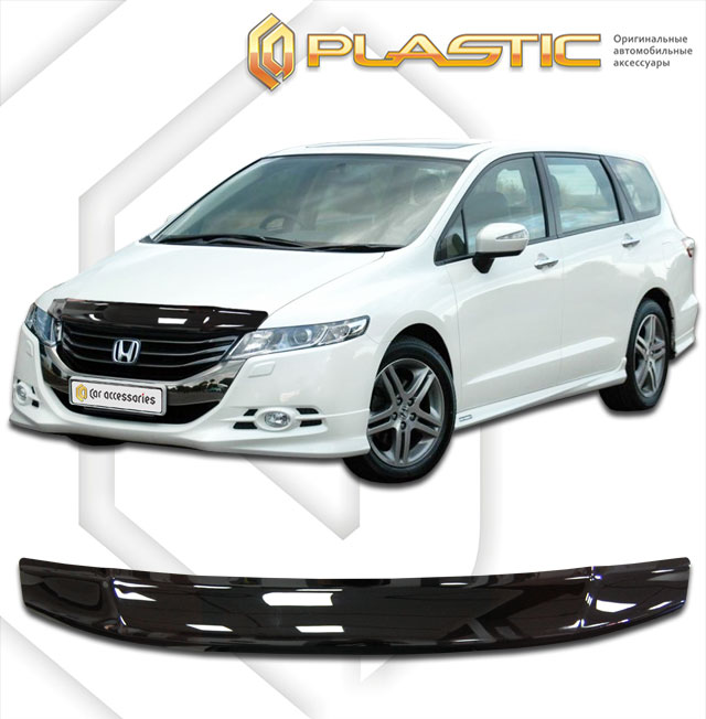 Дефлектор капота Classic черный Honda Odyssey  2008–2013 СА Пластик
