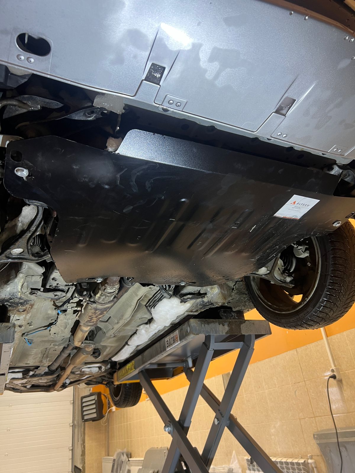 Защита картера и КПП Honda Accord 7 2002-2007/  Honda Elysion сталь 2мм