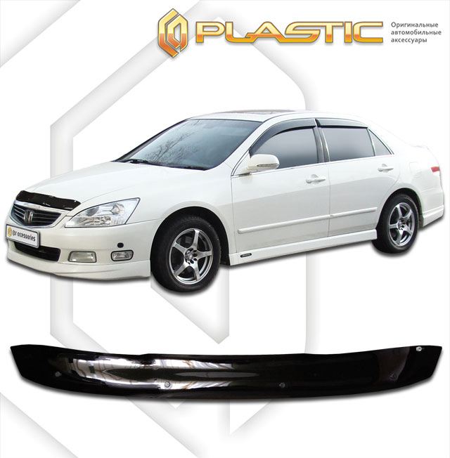 Дефлектор капота Classic черный Honda Inspire  2003-2007 СА Пластик