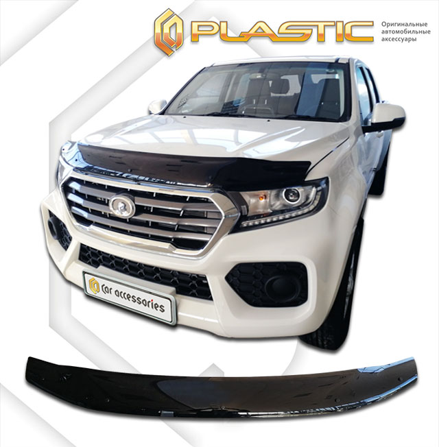 Дефлектор капота Classic черный Great Wall Wingle 7 2018–н.в. СА Пластик