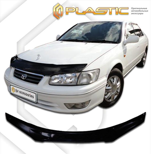 Дефлектор капота Classic черный Toyota Camry Gracia 1999-2001 СА Пластик