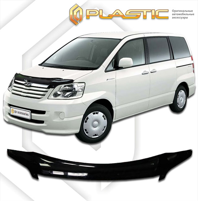 Дефлектор капота Classic черный Toyota Noah  2001-2007 СА Пластик