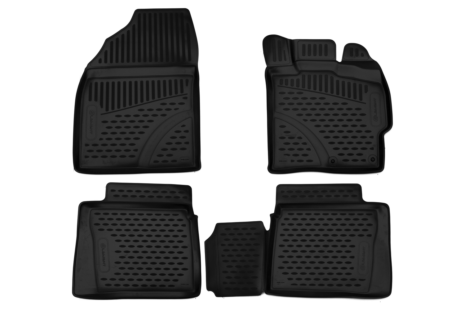 Коврики 3D в салон TOYOTA Prius 30 2009-2015 / Sai 2009->, правый руль, 4 шт. (полиуретан)