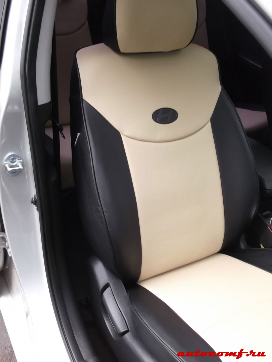 Чехлы из экокожи Hyundai Avante IV+r [MD] 08.2010-08.2015 (Мод.048.0) Автокомфорт