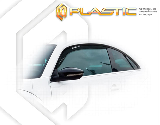 Ветровики дверей Classic полупрозрачный Volkswagen Beetle  2013–н.в. СА Пластик
