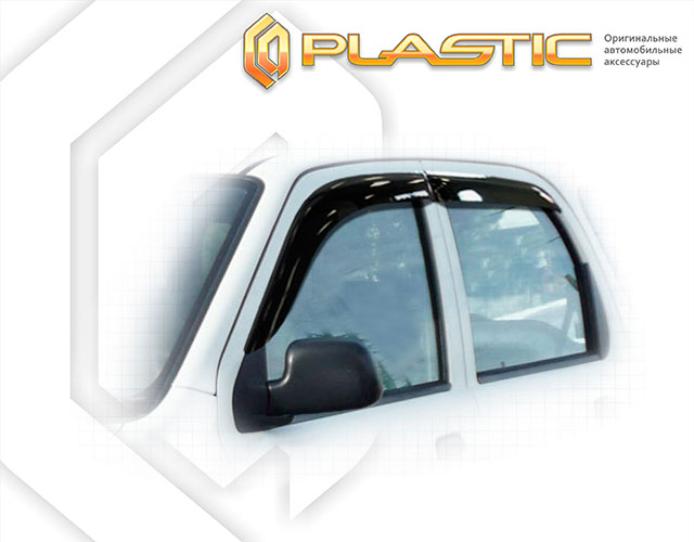 Ветровики дверей Classic полупрозрачный Daihatsu Terios  2000-2006 СА Пластик