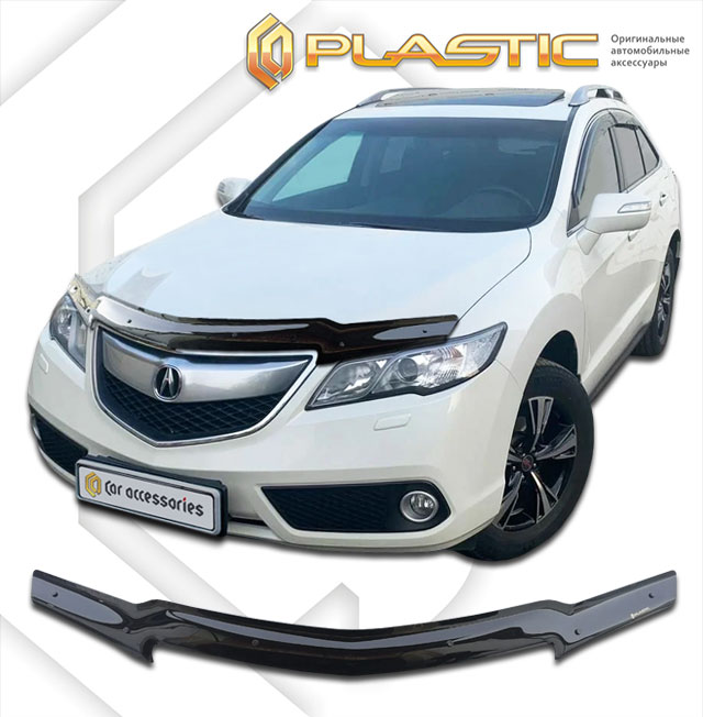 Дефлектор капота Classic черный Acura RDX  2012–2018 СА Пластик