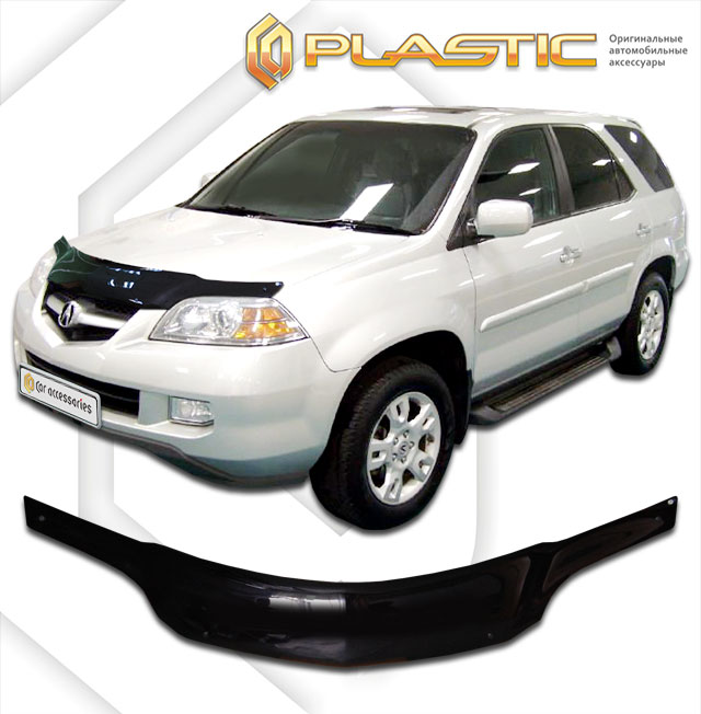 Дефлектор капота Classic черный Acura MDX  2001-2006 СА Пластик