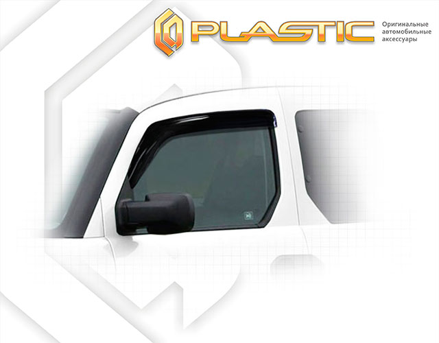 Ветровики дверей Classic полупрозрачный Honda Element  2008-2010 СА Пластик