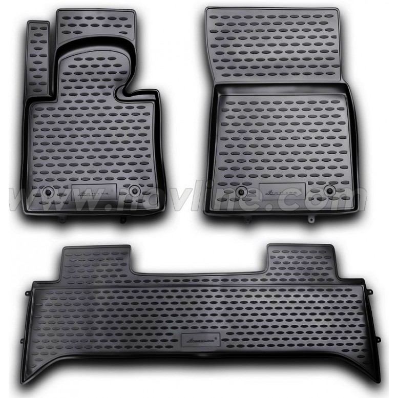 Коврики в салон LAND ROVER Range Rover III, 2001-2010->, 3 шт. (полиуретан)