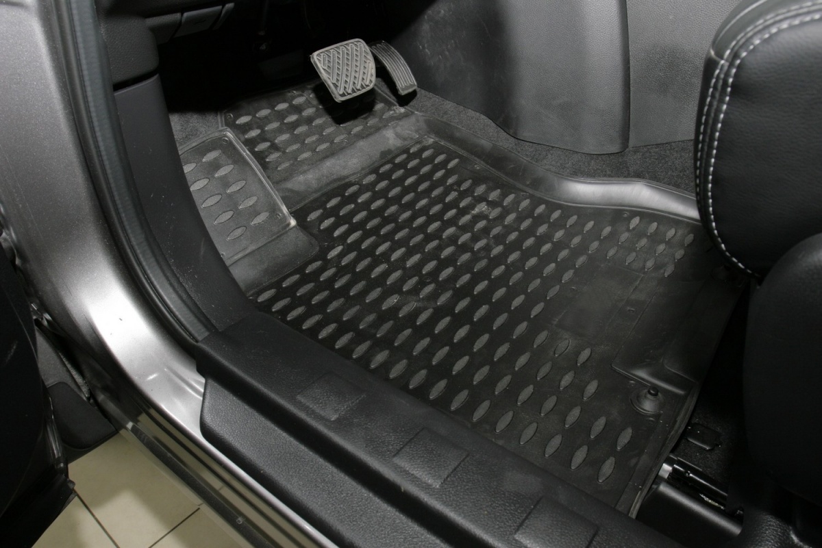 Коврики в салон NISSAN X-Trail (T31), 2007-2010, 2011-02/2015, 4 шт. Л.Р.(полиуретан)