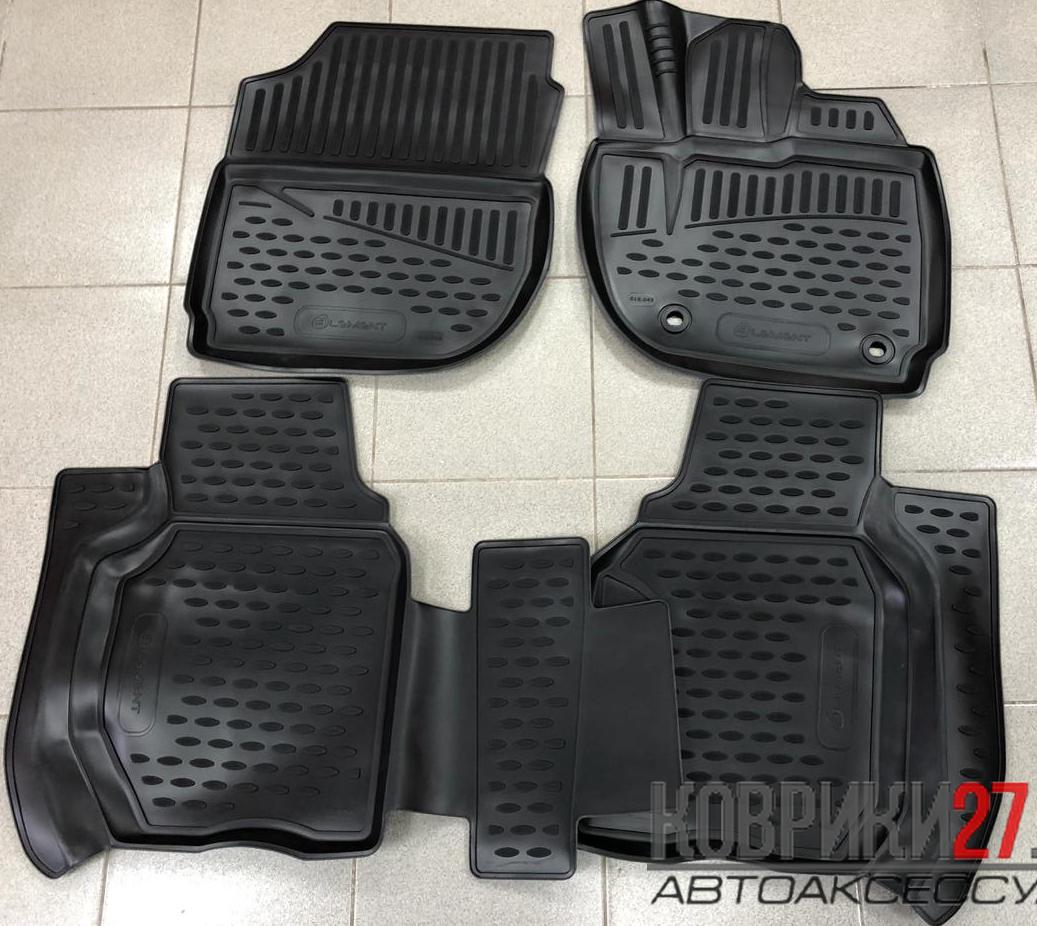 Коврики 3D в салон HONDA Fit 3 2013- / Shuttle 2015->, правый руль , 4 шт. (полиуретан)