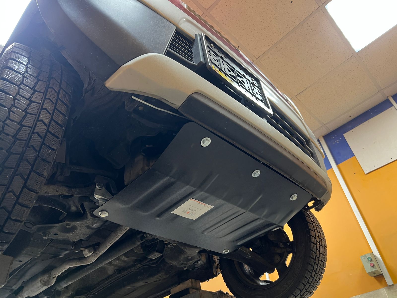 Защита картера и КПП Suzuki Hustler 2014-2019 2WD и 4WD Alfeco