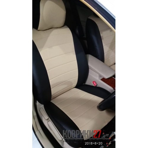 Чехлы из экокожи Toyota Premio / Allion 260 2007- 2021 Автостиль