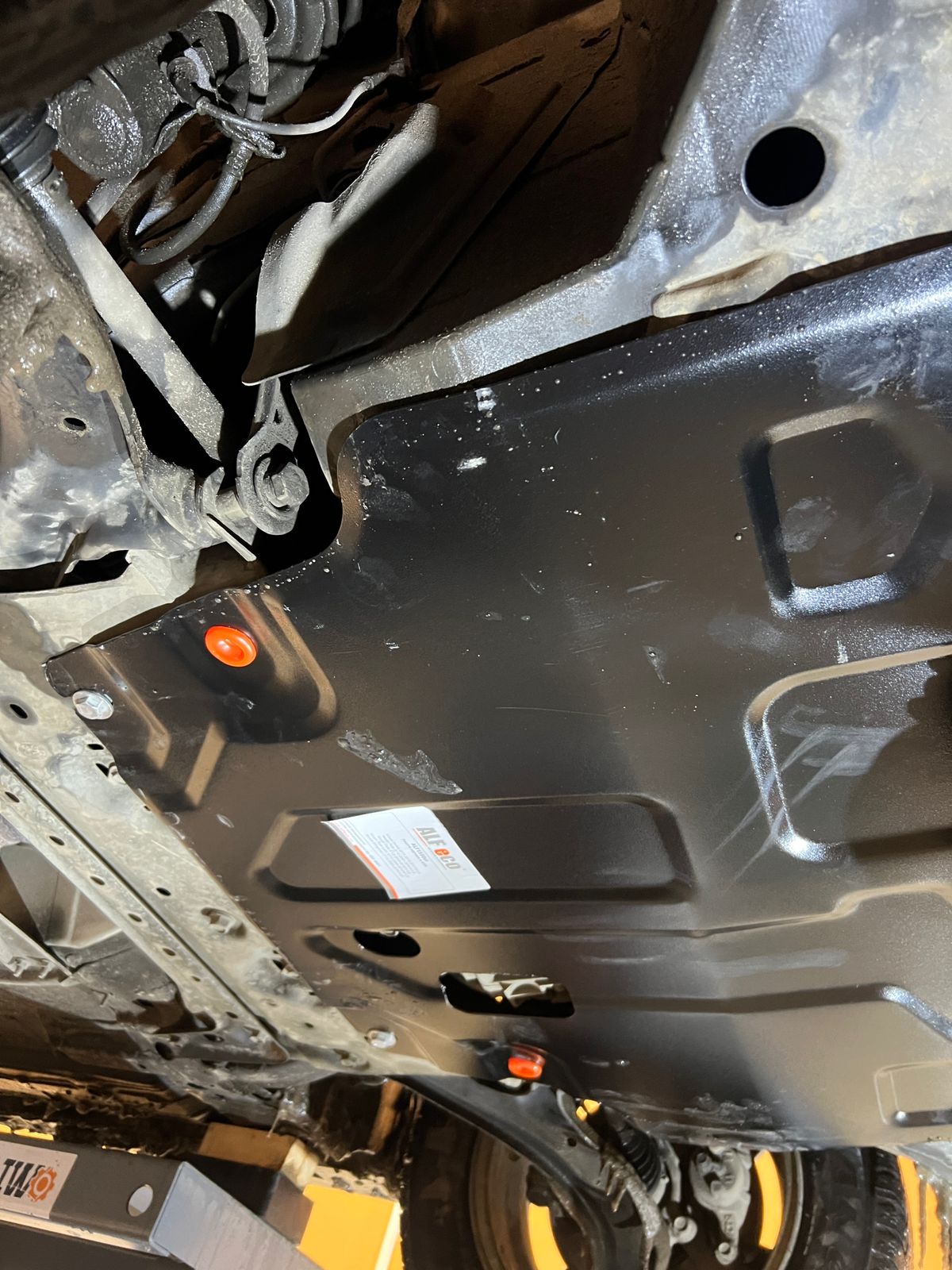 Защита картера и КПП Nissan Tiida \ Latio c11 \ Sentra \ NV200 2 и 4WD \ AD Wingroad y12 \ Sylphy B17 сталь 2мм
