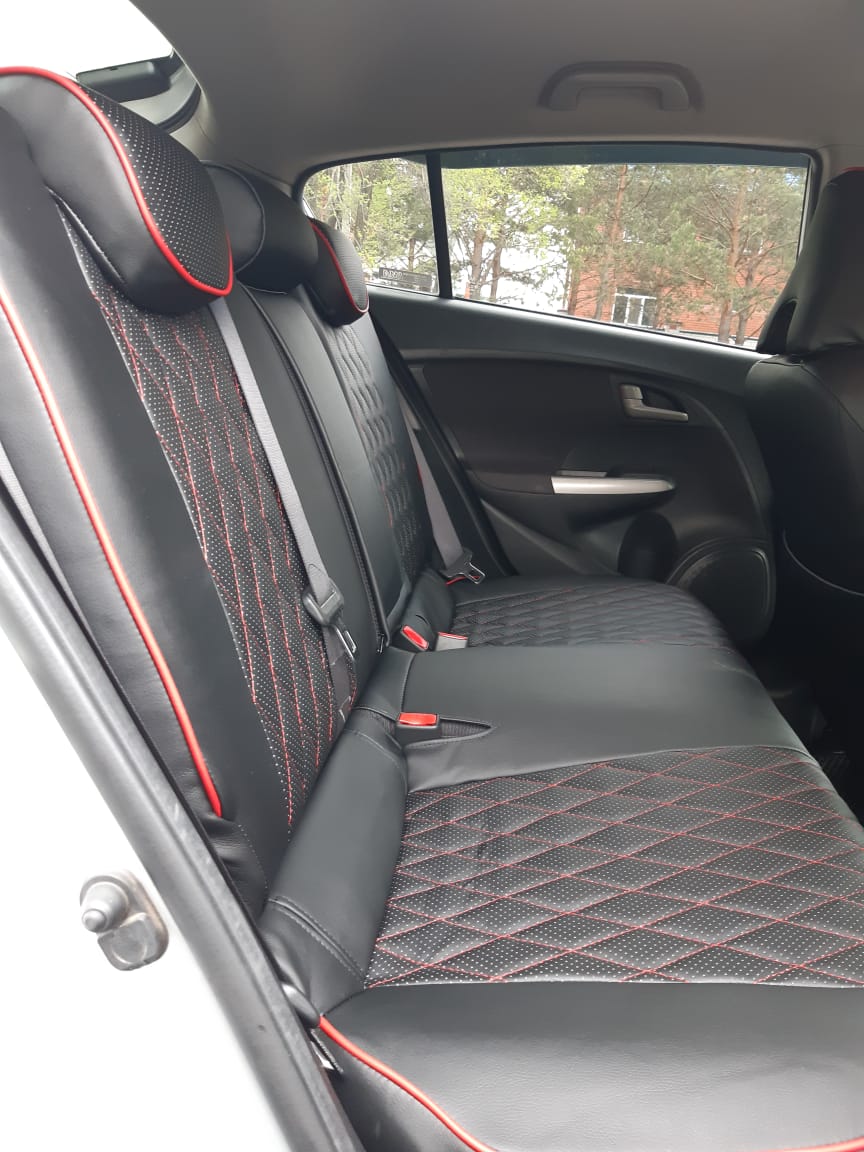 Чехлы из экокожи Honda Insight II+r [ZE] 02.2009-03.2014 с з/подл (Мод.335.0) Автокомфорт