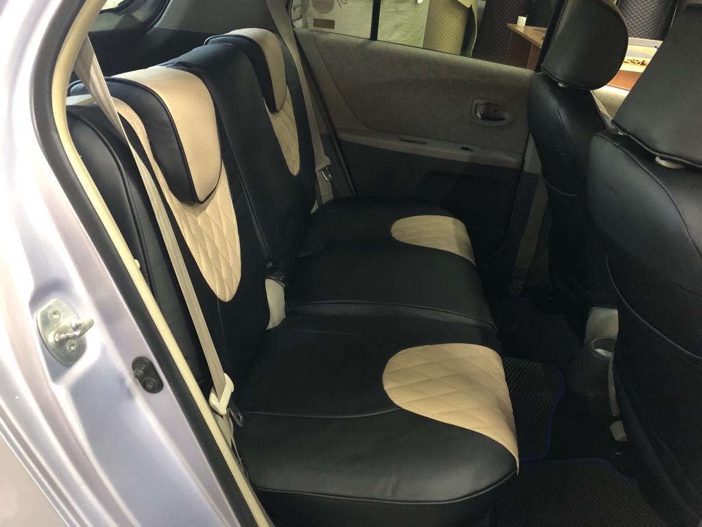 Чехлы из экокожи Toyota Vitz 90 95 2005-2010 спинка и сидение 60/40 (Мод.364.0) Автокомфорт