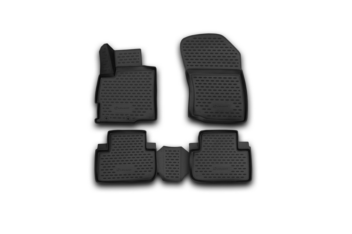 Коврики 3D в салон MITSUBISHI Outlander, 2012-2021 Левый руль (полиуретан)
