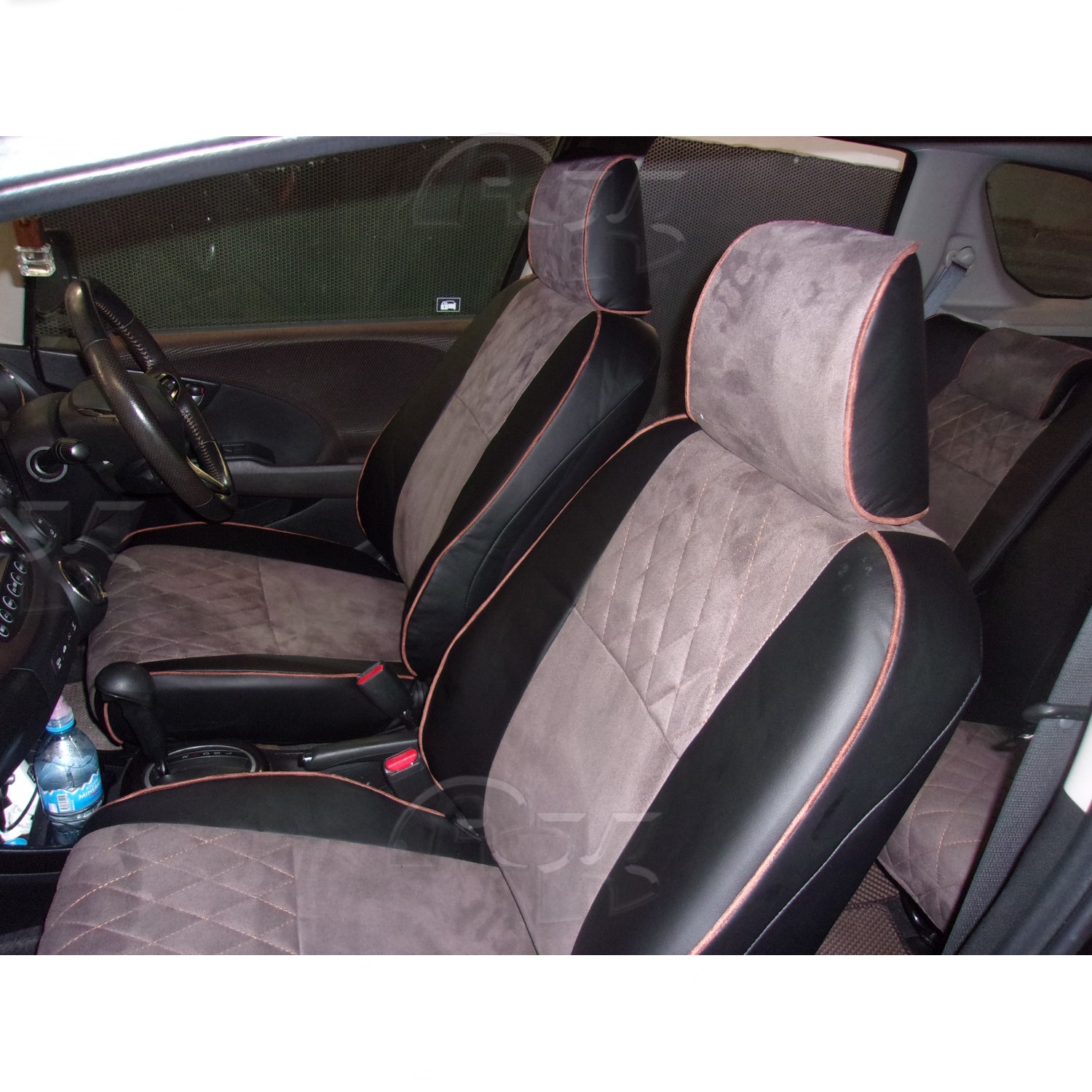 Чехлы из экокожи Honda Fit Shuttle I+r [GP,GG] 06.2011-07.2013 (Мод.515.0) Автокомфорт