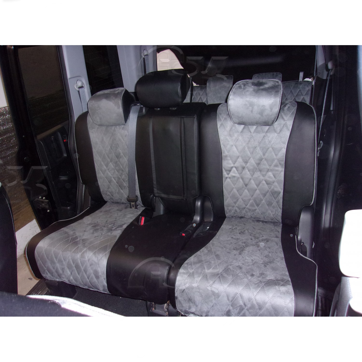 Чехлы из экокожи Honda Stepwgn IVr [RK] 04.2012-03.2015 (Мод.445.0) - 3 ряда Автокомфорт