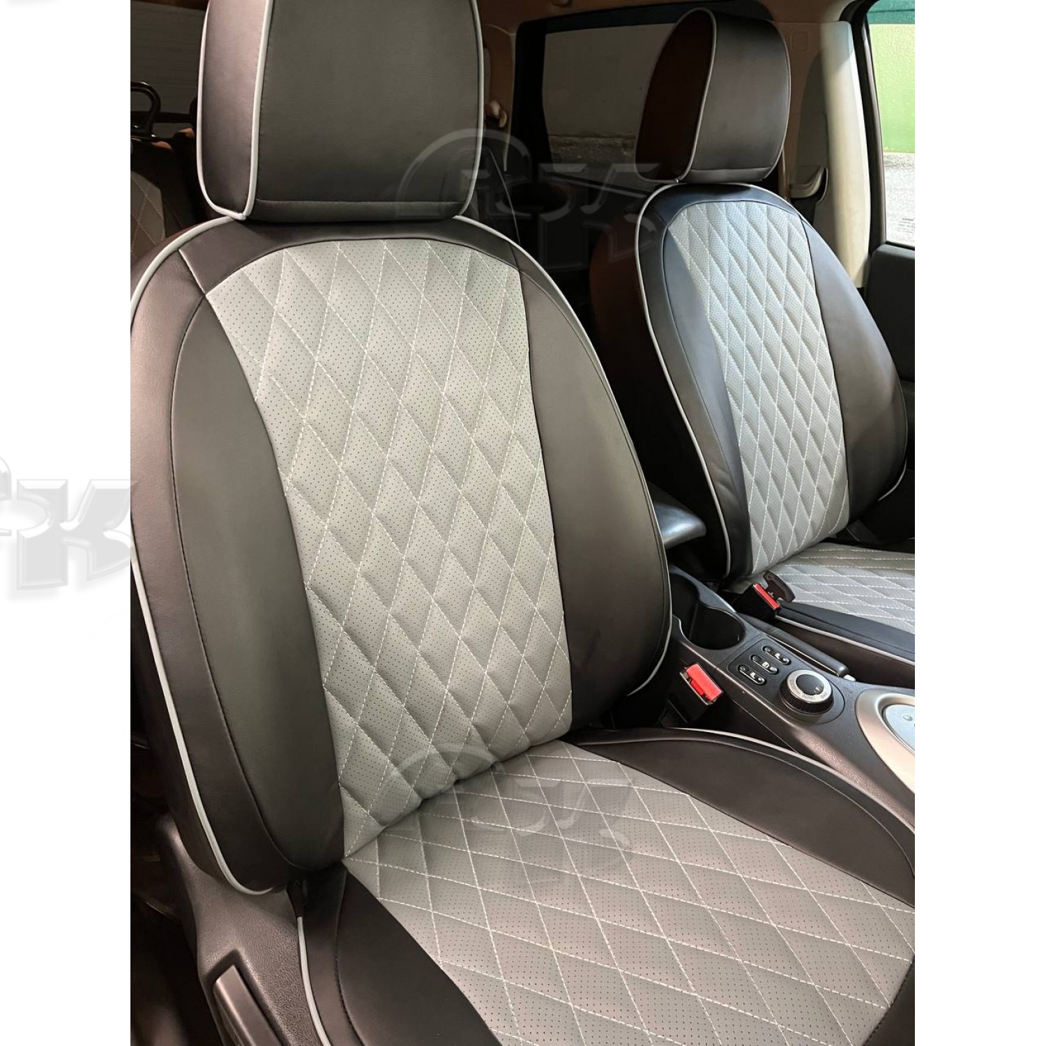 Чехлы из экокожи Nissan Qashqai +2 I+r [J10] 09.2008-11.2014 (Мод.130.0) Автокомфорт