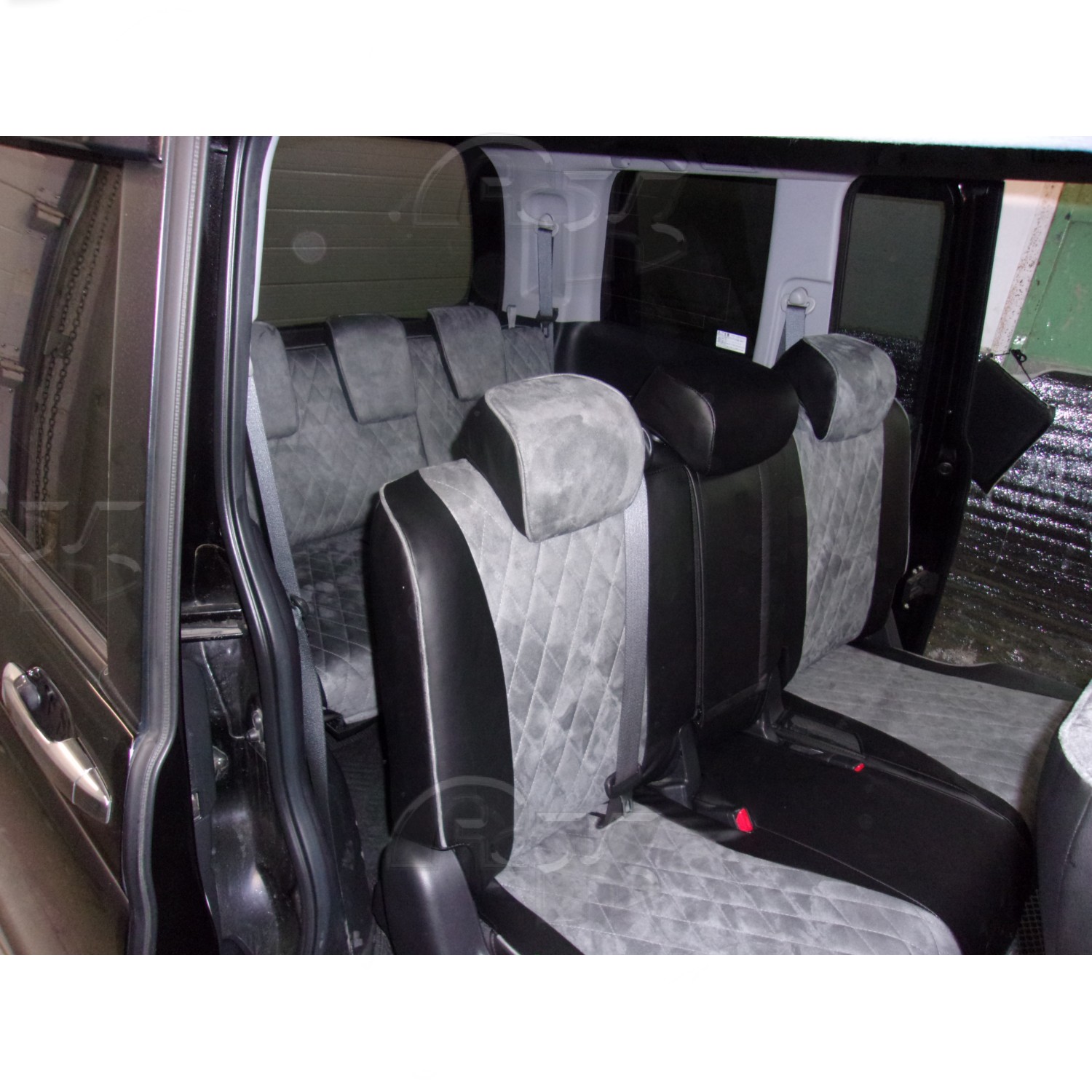 Чехлы из экокожи Honda Stepwgn IVr [RK] 04.2012-03.2015 (Мод.445.0) - 3 ряда Автокомфорт