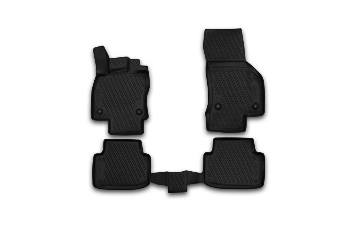 Коврики 3D в салон VOLKSWAGEN Passat B8, 2015->, сед., 4 шт. (полиуретан)