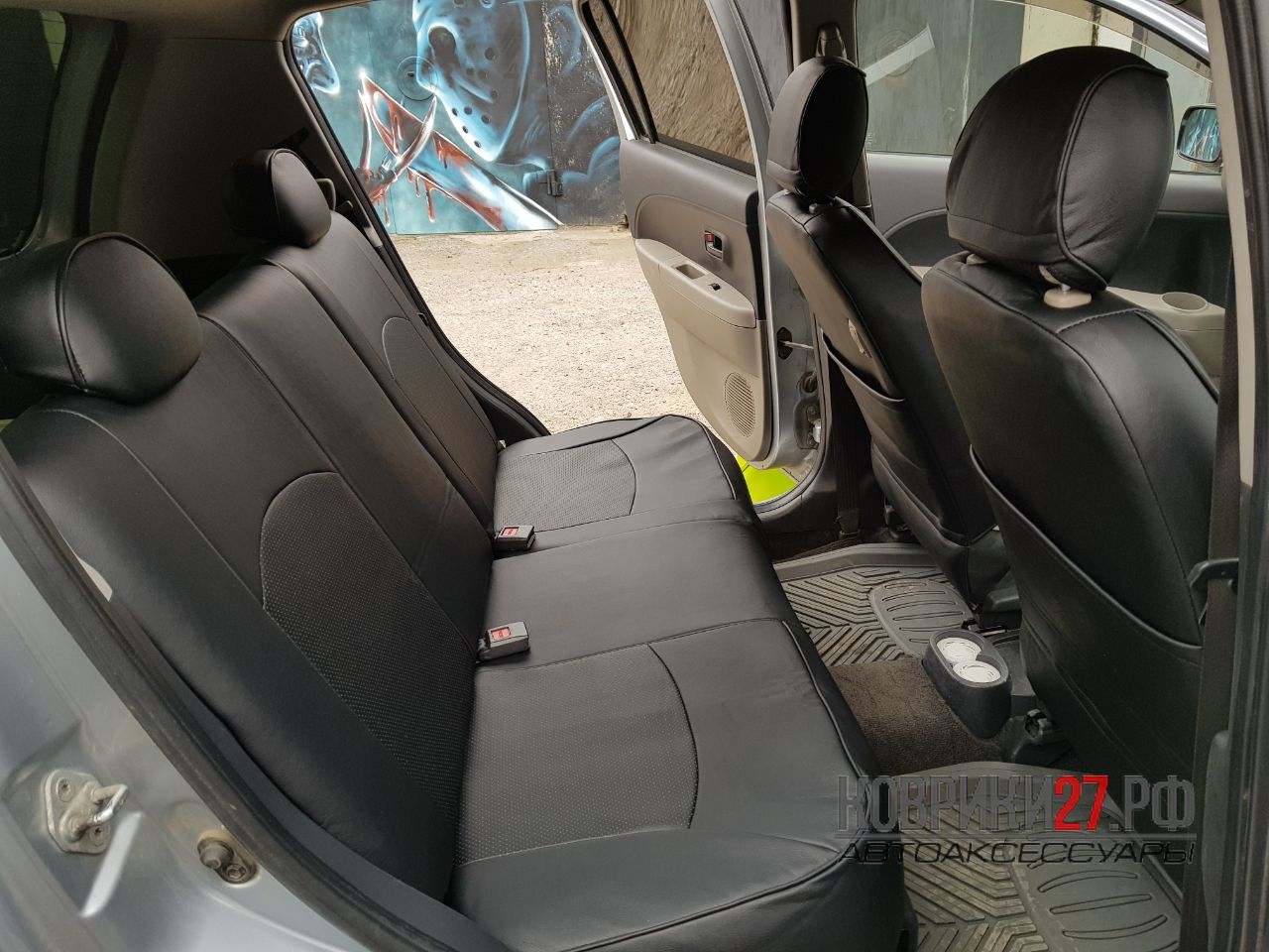 Чехлы из экокожи Toyota Passo (Daihatsu Boon) I+r [XC10] 06.2004-01.2010 1+1 (Мод.406.0) Автокомфорт