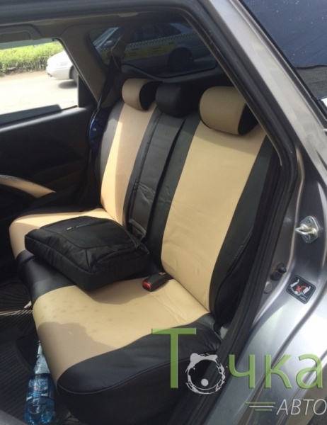 Чехлы из экокожи Honda Airwave I+r [GJ] 04.2005-08.2010 (Мод.028.0) Автокомфорт