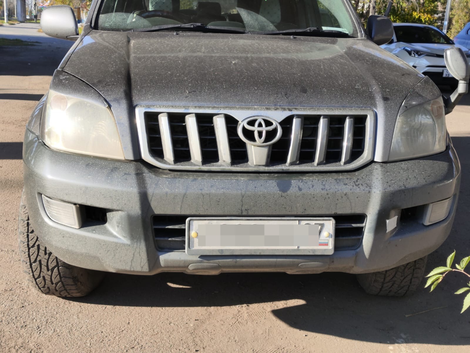 Утеплитель радиатора кожаный Land Cruiser Prado 120