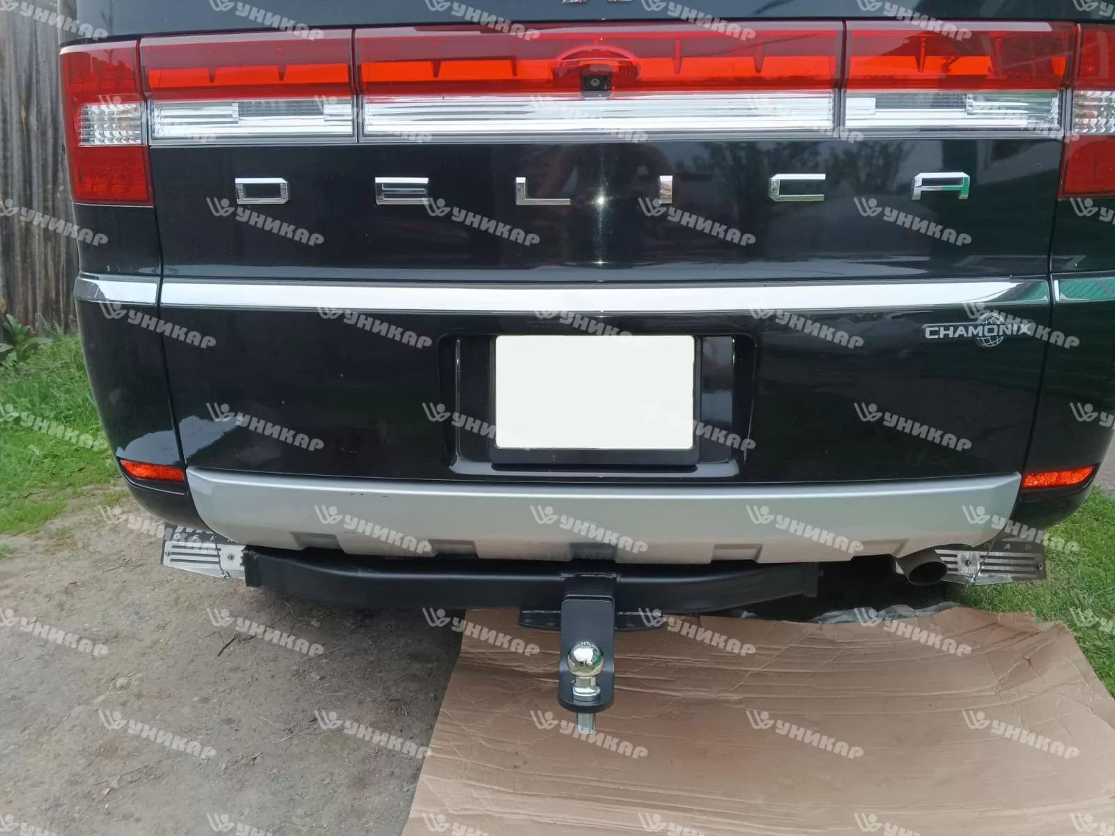 Фаркоп ТСУ Mitsubishi Delica D:5 (шар Е), год выпуска 2007-2019 (тип шара E) Уникар