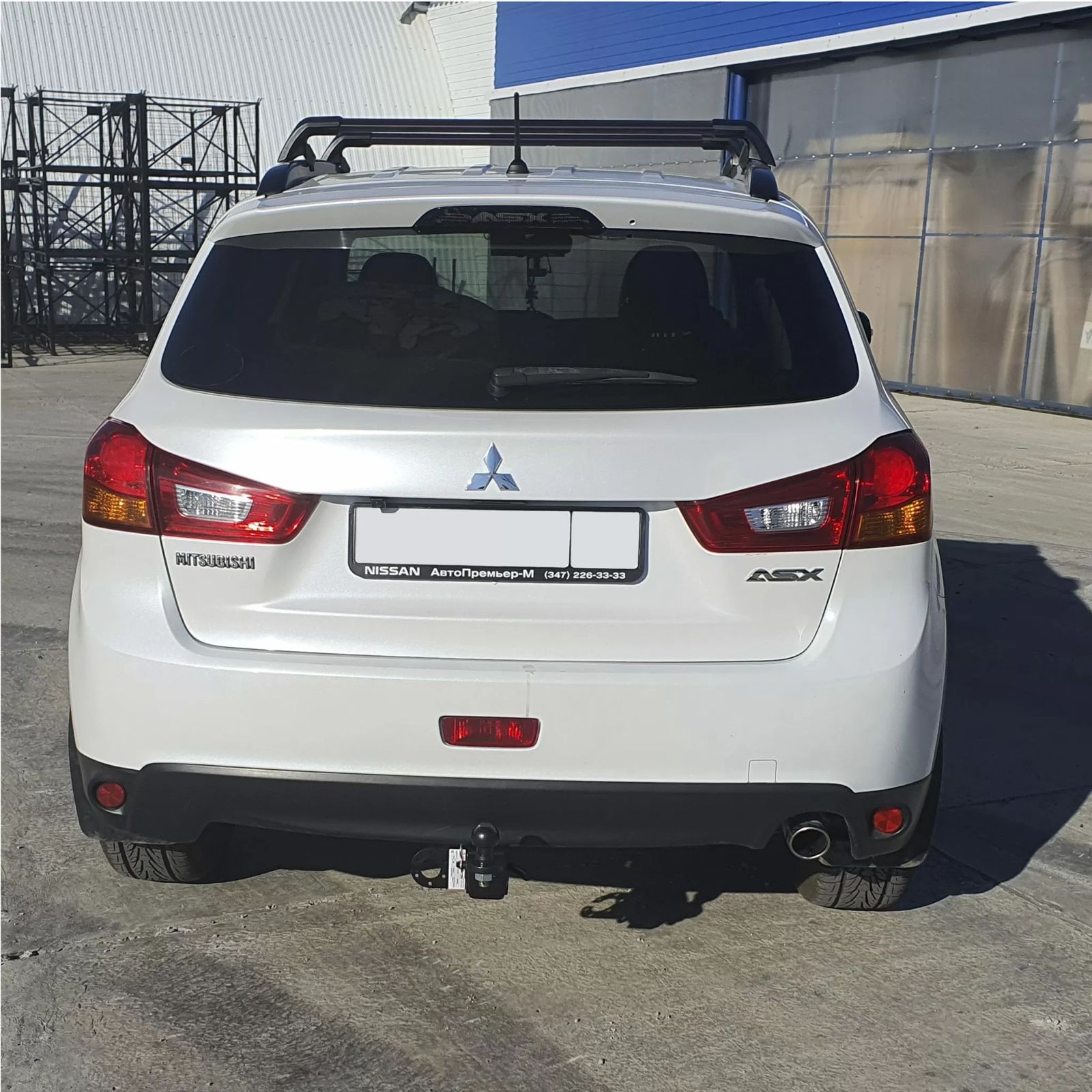 Фаркоп ТСУ MITSUBISHI ASX, PEUGEOT 4008, CITROEN AIRCROSS, MITSUBISHI ECLIPCE CROSS  (тип шара E) Уникар
