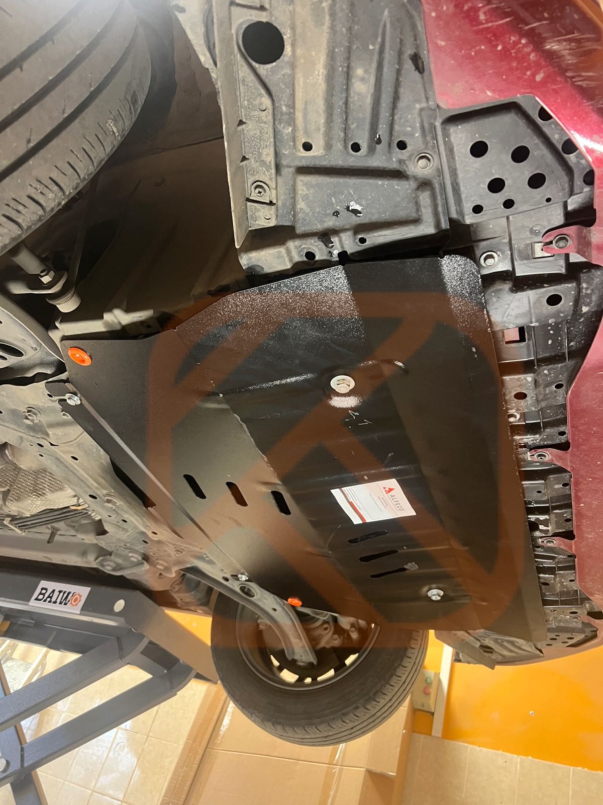 Защита картера и КПП Toyota Yaris / Yaris Cross 2019-2023 / Sienta 2022- сталь 2мм Alfeco