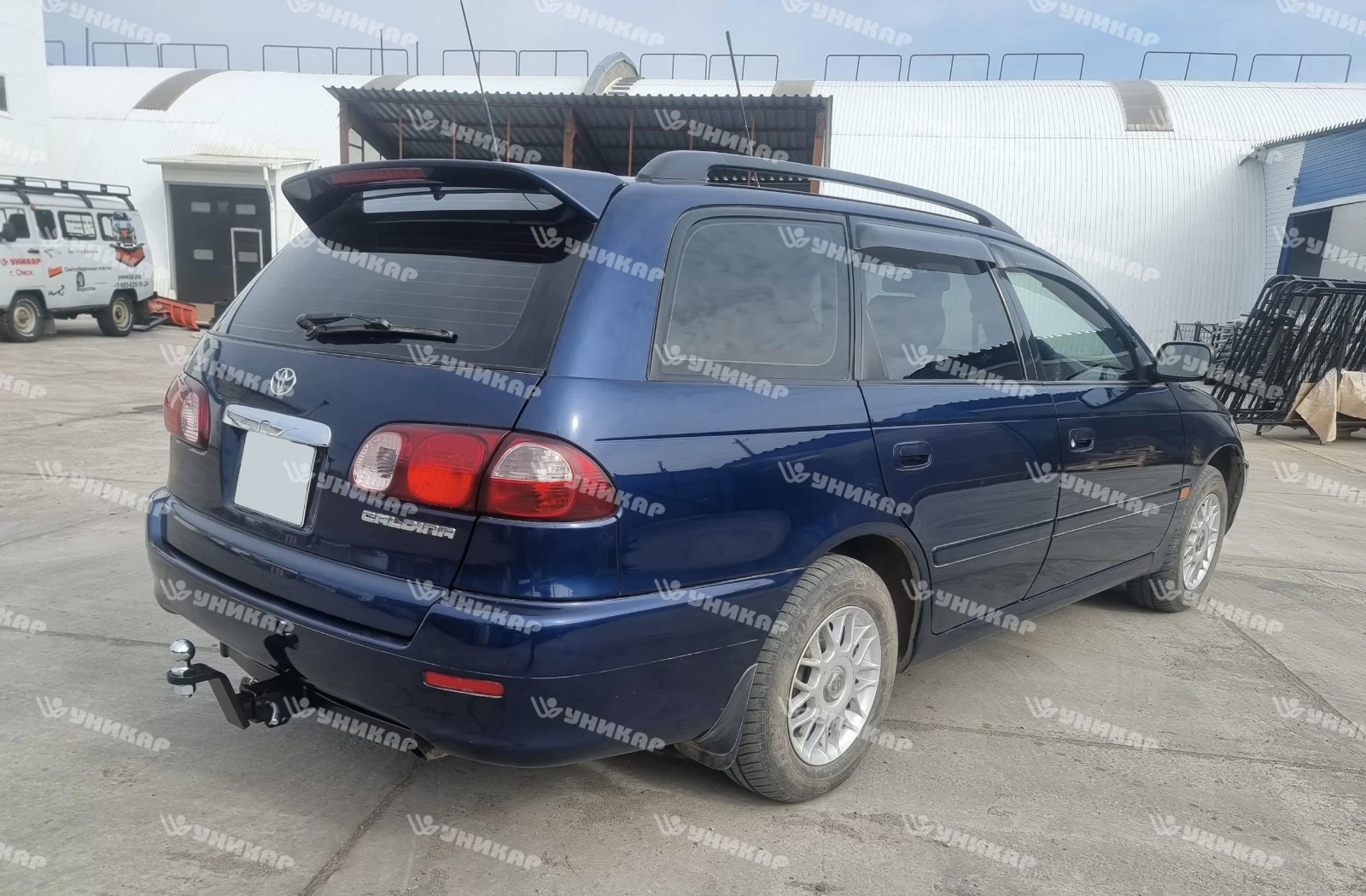 Фаркоп ТСУ Toyota Caldina 210  1997 - 2002 / Carina 210 / Corona Premio (тип шара E) Уникар