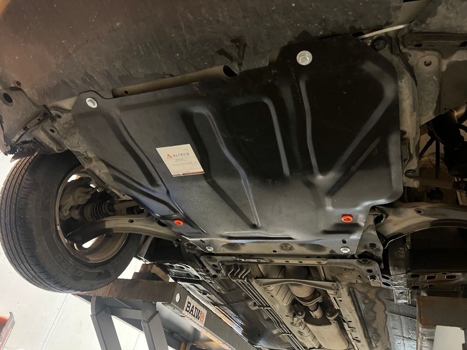 Защита картера и AКПП Nissan Note 2005 - 2013 / Cube Z12 сталь 2мм