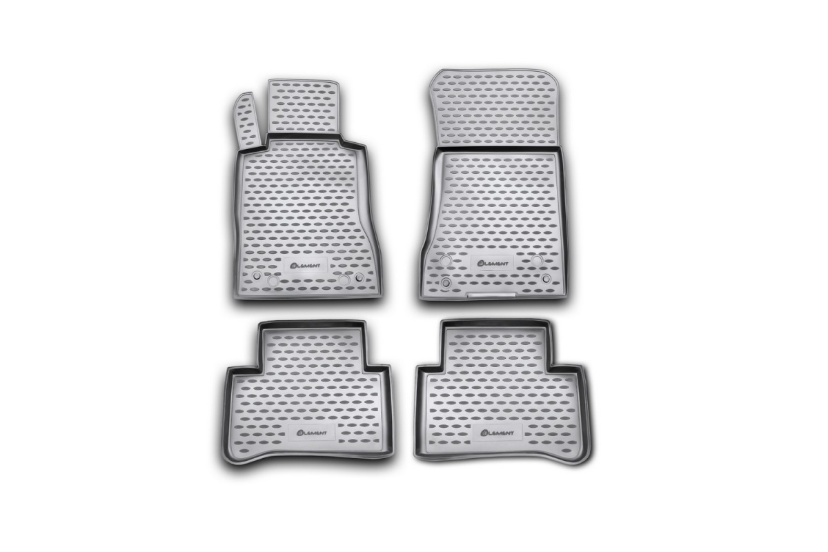 Коврики в салон MERCEDES-BENZ СLS-Class W219 2004->, 4 шт. (полиуретан)