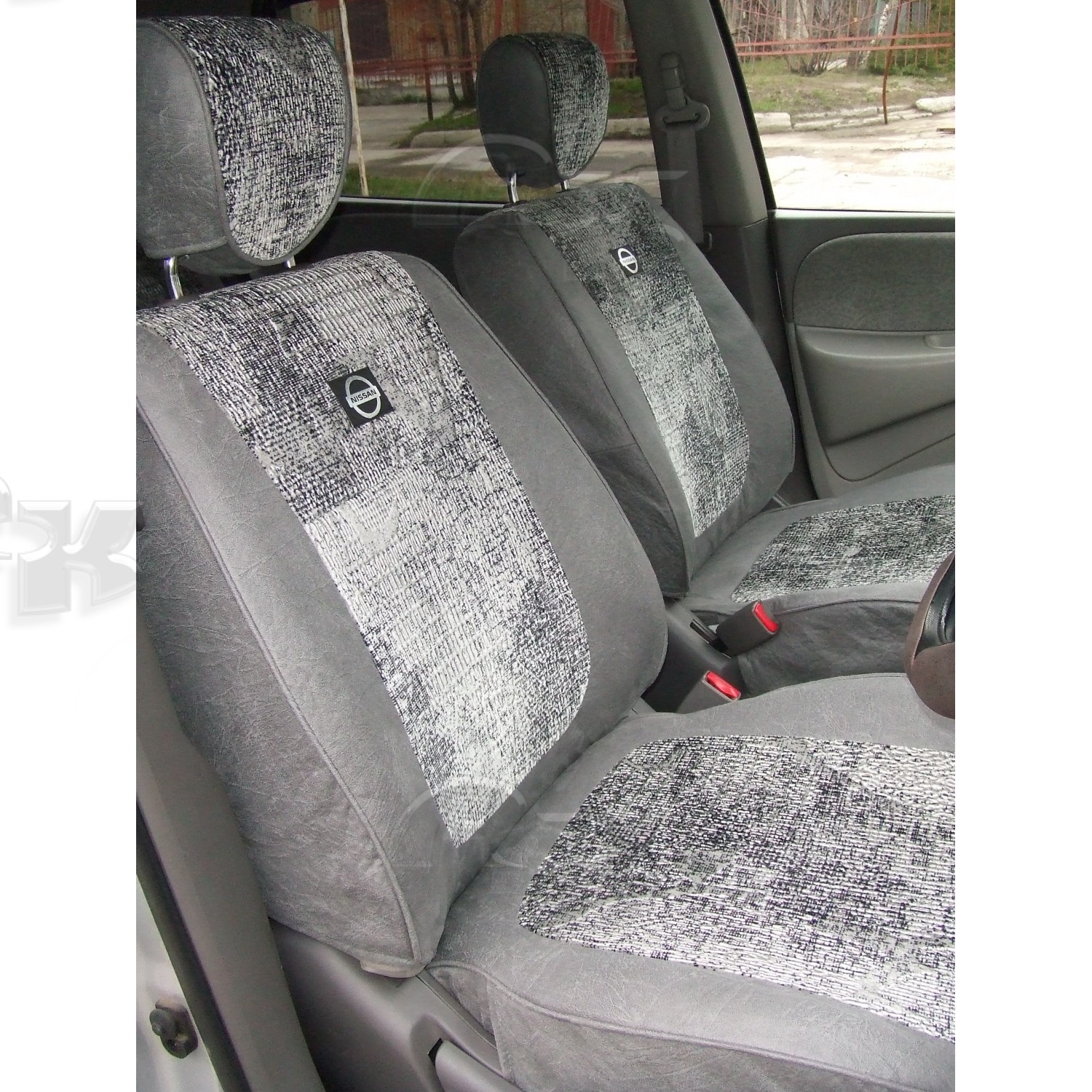 Чехлы из экокожи Nissan Tino I [V10] 12.1998-03.2003 5 мест (Мод.134.0) Автокомфорт