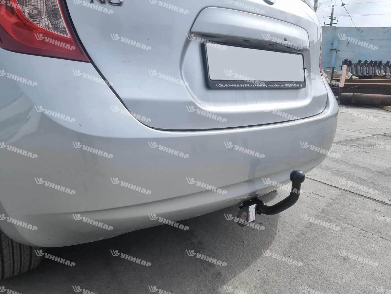 Фаркоп ТСУ Nissan Note II поколение , Е12 и HE12 год выпуска 2012-2020 (тип шара A) Уникар