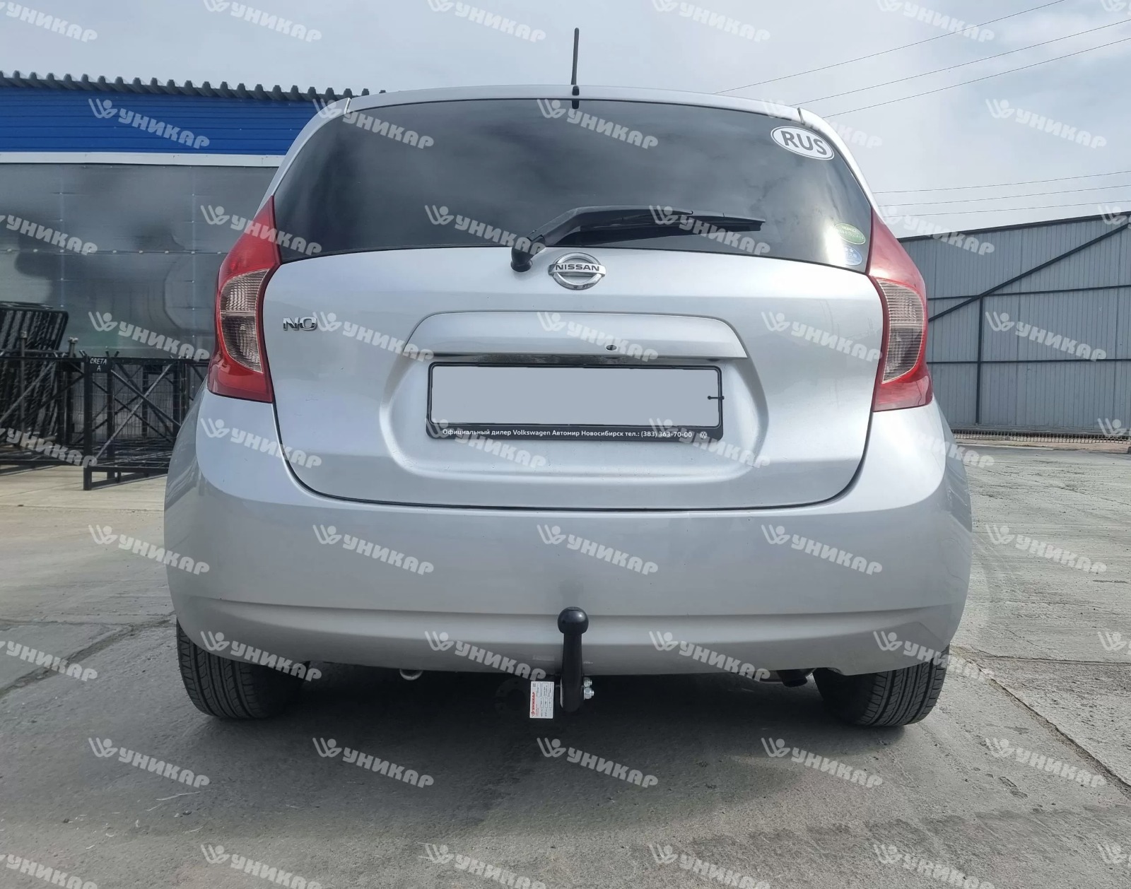 Фаркоп ТСУ Nissan Note II поколение , Е12 и HE12 год выпуска 2012-2020 (тип шара A) Уникар