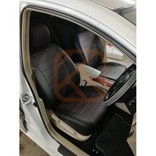 Чехлы из экокожи Toyota Premio / Allion 260 2007- 2021 Автостиль