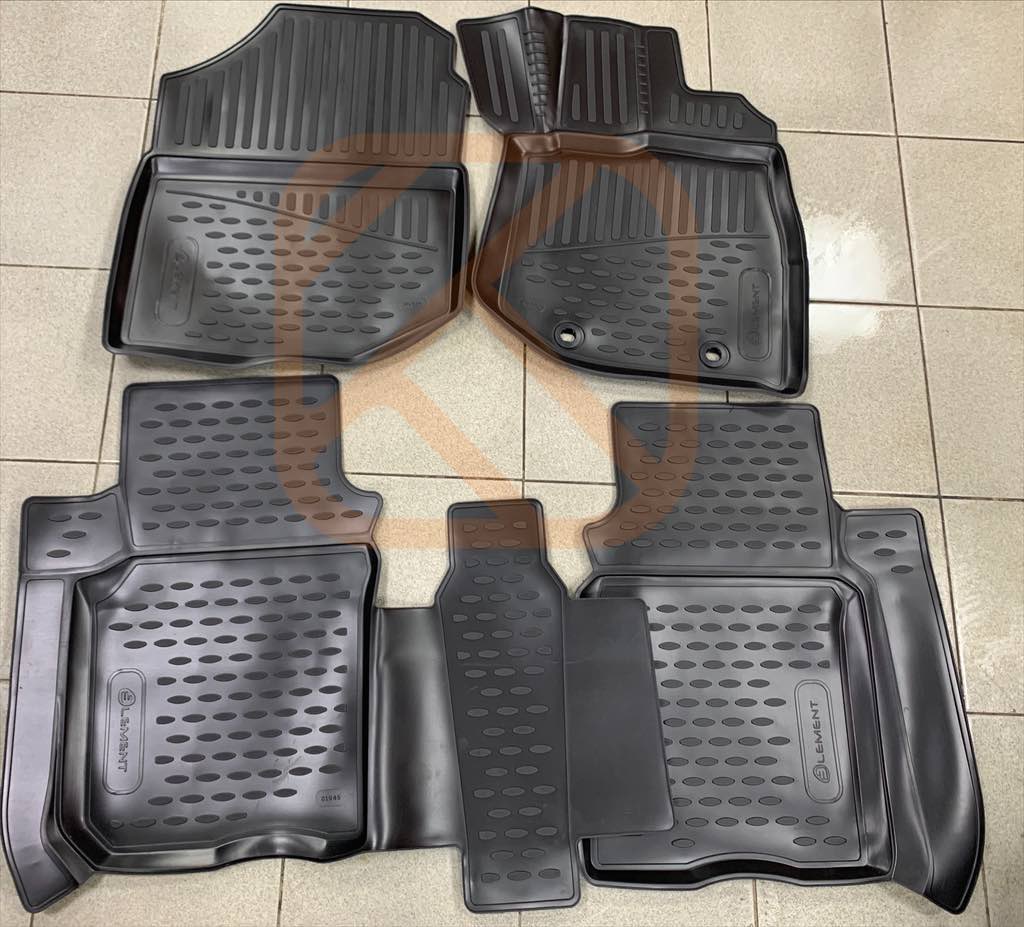Коврики 3D в салон HONDA Fit Shuttle / Fit 2 2007-2013 правый руль (полиуретан)