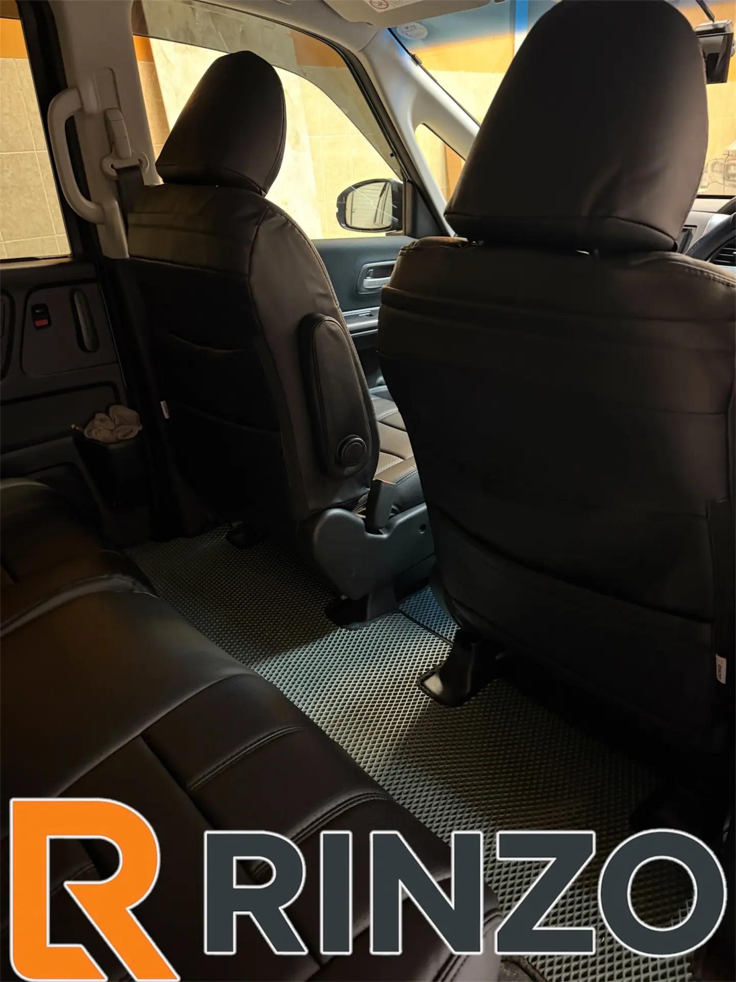 Чехлы Rinzo кожа PVC Honda Freed PLUS 2016-2024 / два ряда (черный) Vector