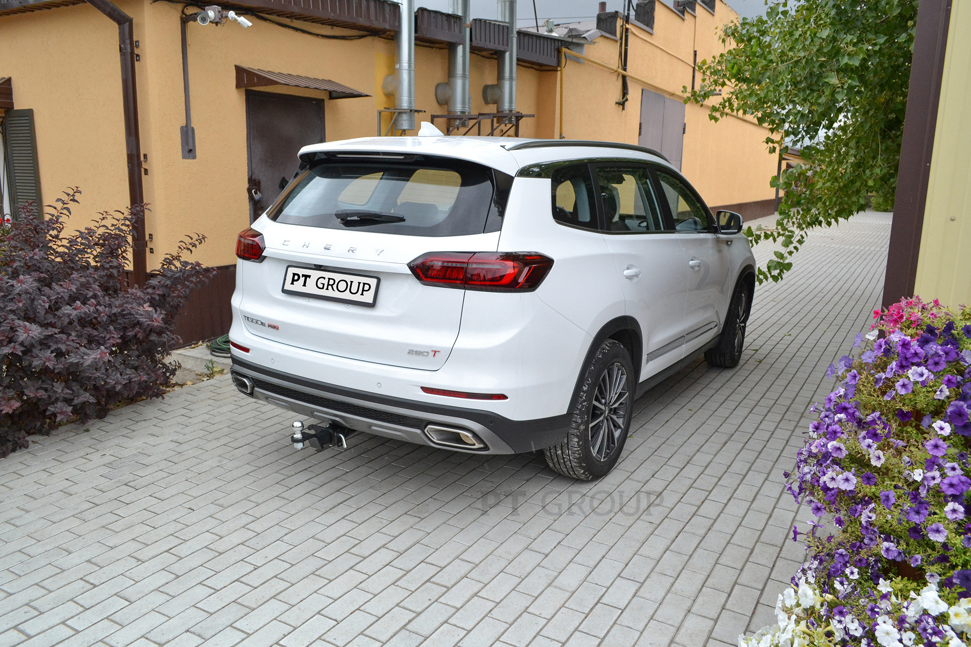 PT GROUP Фаркоп на Xcite X-Cross 8 2024-, Chery Tiggo 8 2019-2024, Chery Tiggo 8 Pro 2021-2024, Chery Tiggo 8 Pro Max 2022- без подрезки бампера. Тип шара: E