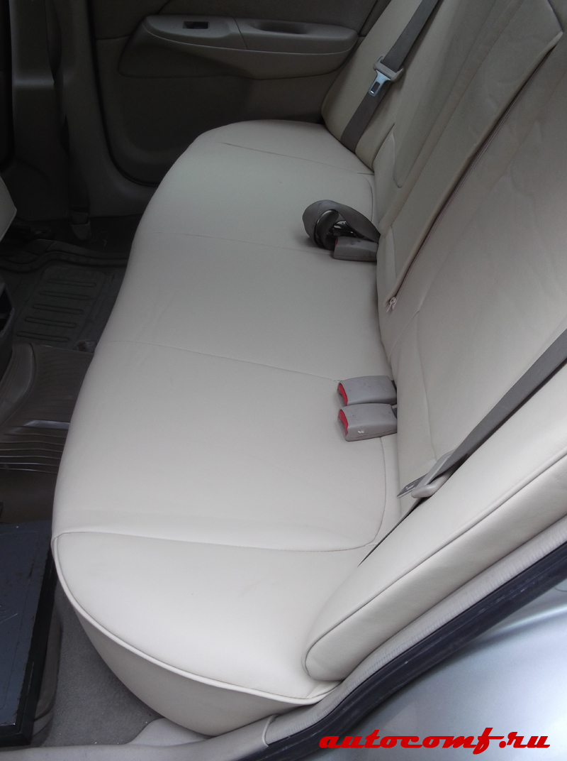 Чехлы из экокожи Nissan Bluebird Sylphy (Sunny) I+r [G10] 07.2000-11.2005 с Задним Подл  (Мод.121.0) Автокомфорт