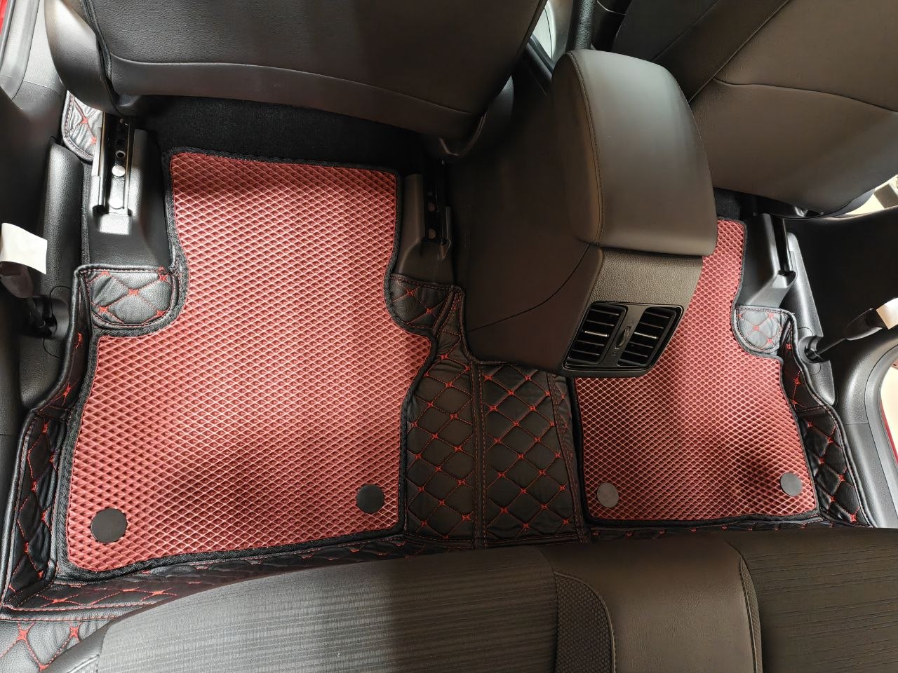 Кожаные коврики в салон 3D Honda WR-V 2023- DG5 правый руль НЕ гибрид 2WD