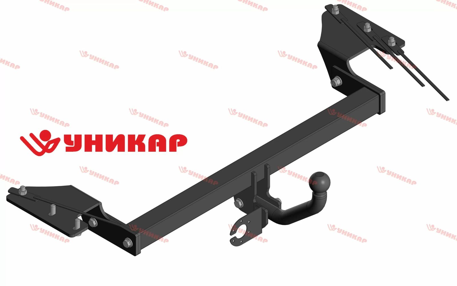 Фаркоп ТСУ Toyota Wish 2003-2009 тип шара A Уникар