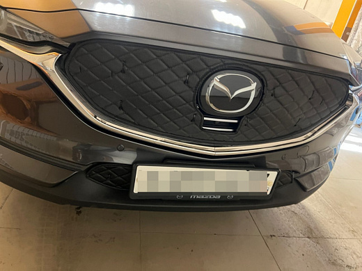 !Утеплитель радиатора кожаный Mazda CX-8 2017 - 2022