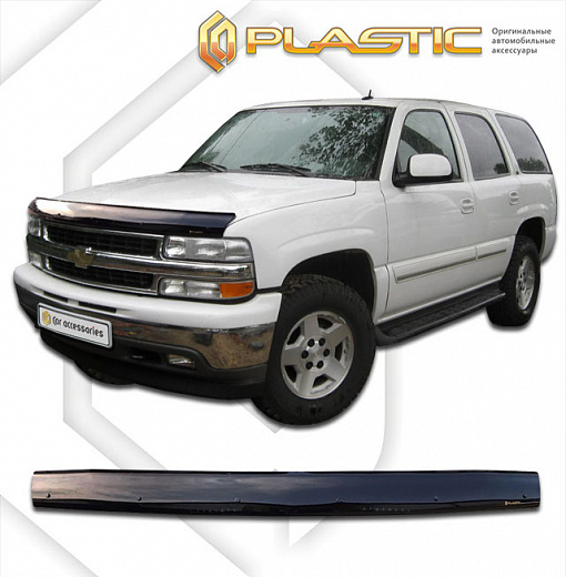 Дефлектор капота Classic черный Chevrolet Tahoe  1999-2006 СА Пластик
